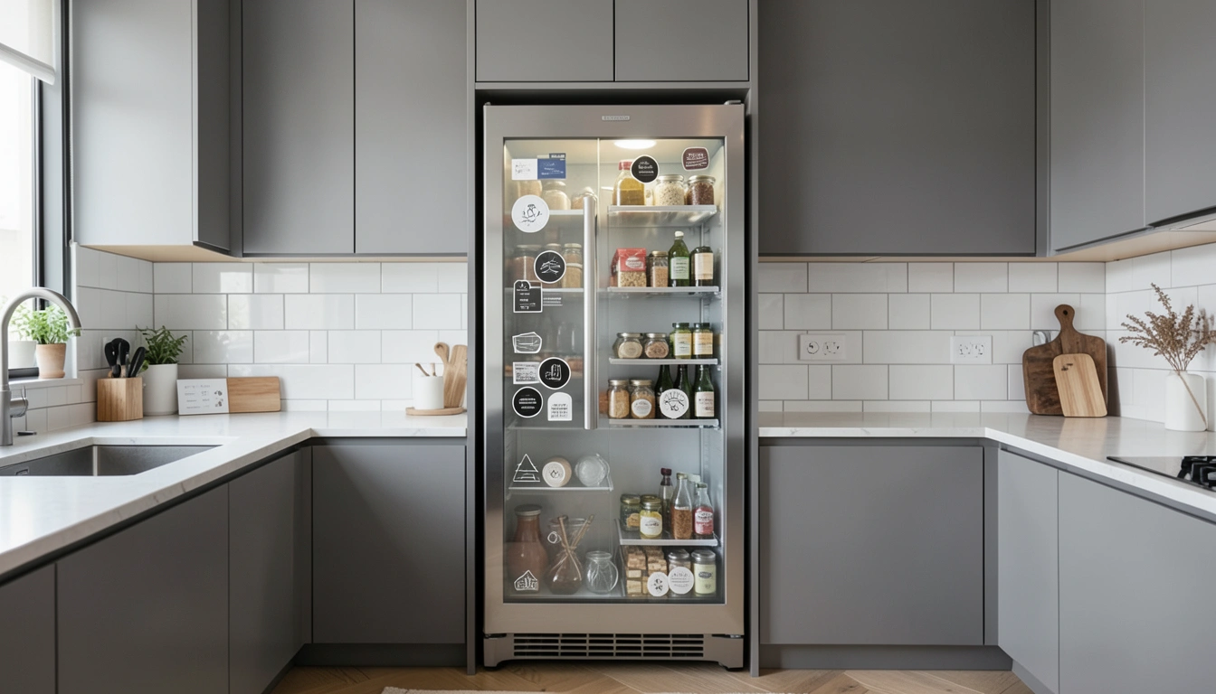 2. 냉장고 정리를 넘어선 핵심: 유통기한 스티커와 네임스티커의 실제 효과