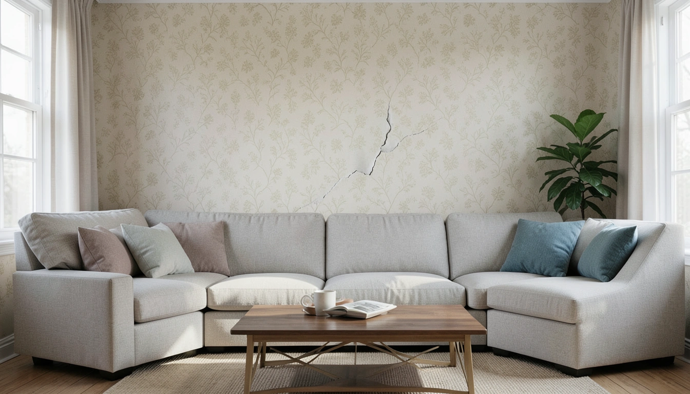 심각한 벽지 손상, 전문가의 손길이 필요한 순간 (고가치 솔루션)